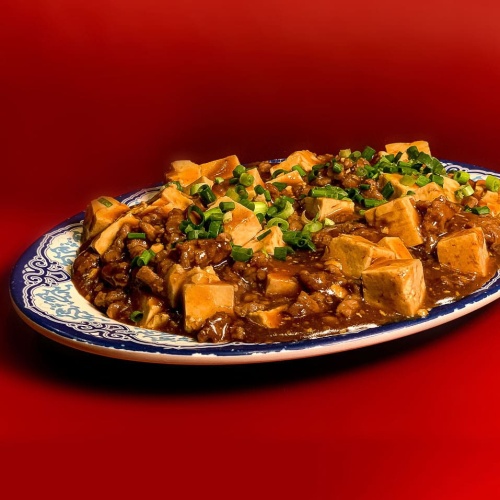 Tofu c/ Carne Bovina Moída ao Molho Apimentado